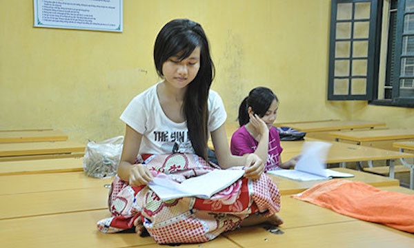 Không gian trong phòng rộng rãi và thoáng mát.