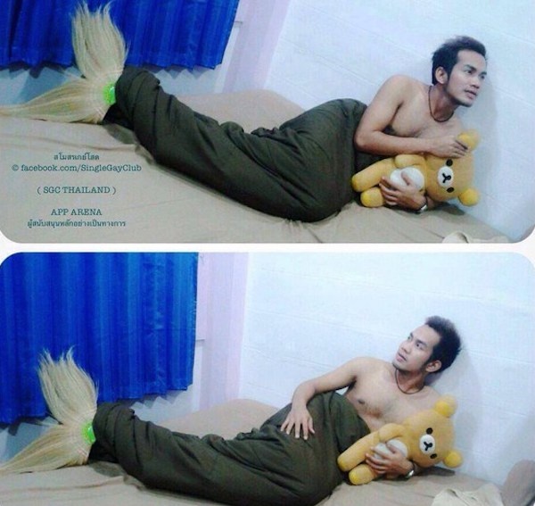 Nhiều chàng trai tích cực tham gia trào lưu chụp ảnh này.