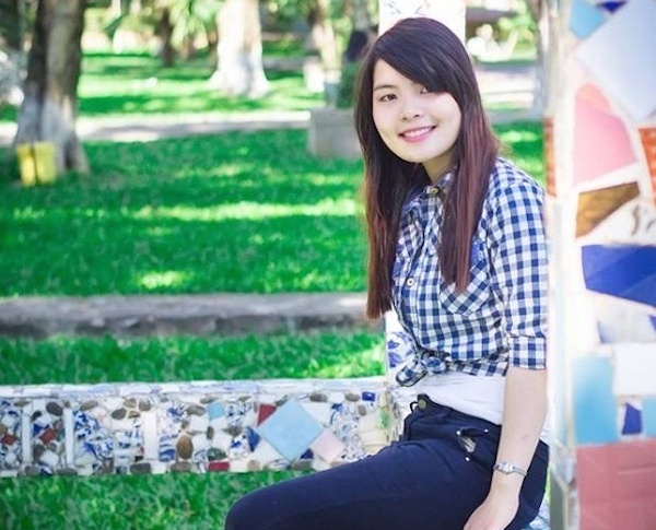 Với vóc dáng thon gọn, Thanh Thảo tự tin làm những công việc mình thích.