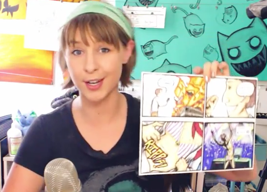 Clip sang tac truyen tranh tu nhieu net ve ngau nhien hinh anh