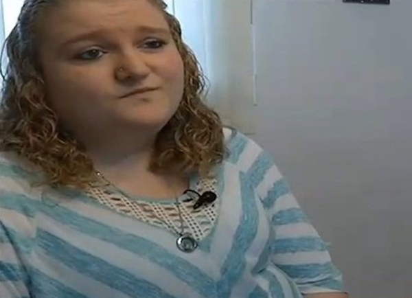 Cô gái 19 tuổi rất buồn, song cô cho biết cô không hề có ý định giảm cân.