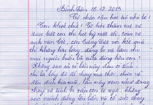 4 buc thu cua thay co lay nuoc mat hoc tro hinh anh