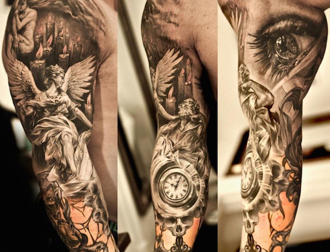 Chang tho xam den trang dep hon tranh ve hinh anh