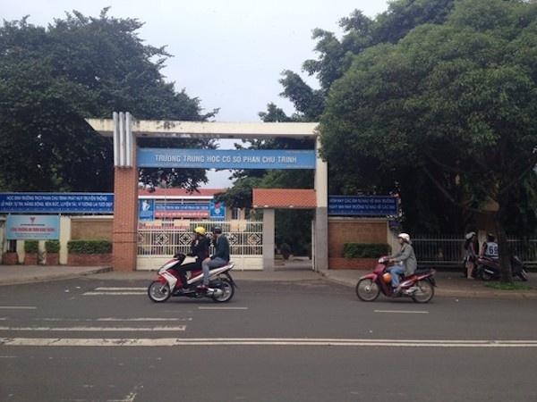 Trường THCS Phan Chu Trinh, nơi có 5 học sinh bị nhầm điểm.
