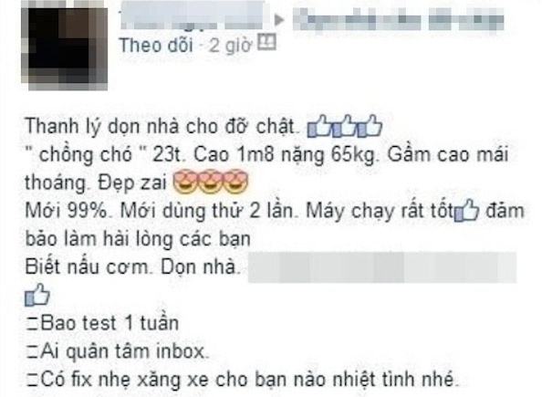 Bat cuoi voi thong bao ‘thanh ly’ chong cua mot co gai hinh anh