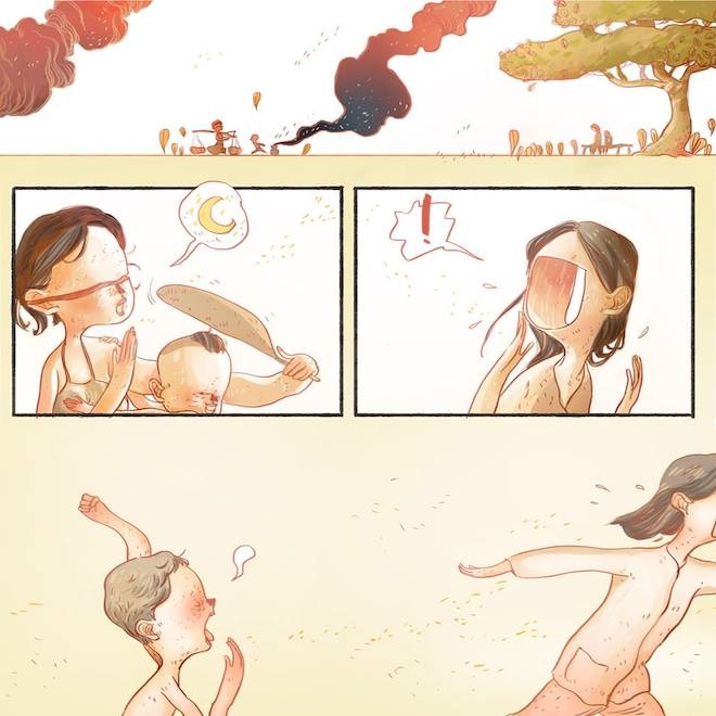 Nghe câu nói tiếp theo một tiếng cười khanh khách, chị em Liên không cần ngoảnh mặt ra cũng biết là ai đã vào hàng. 