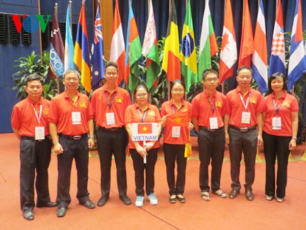 Viet Nam dang cai Olympic Sinh hoc quoc te hinh anh