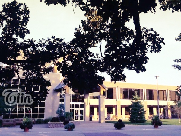 Một góc ĐH Luther.