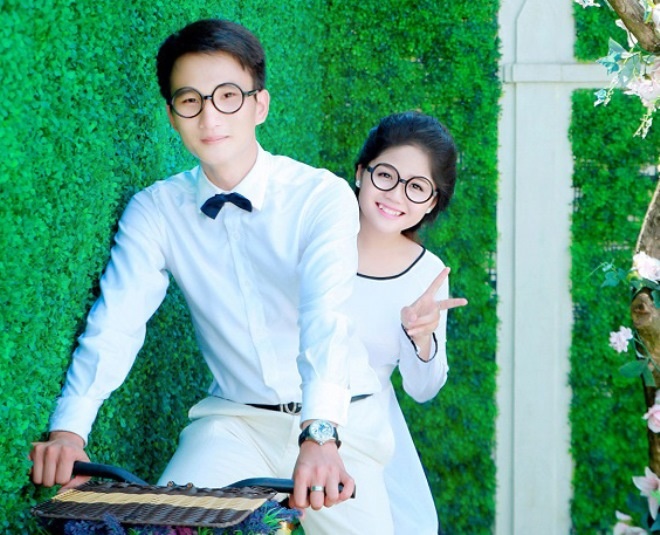 ‘Hot girl ban thit lon’ khoe anh cuoi ben nguoi yeu hinh anh