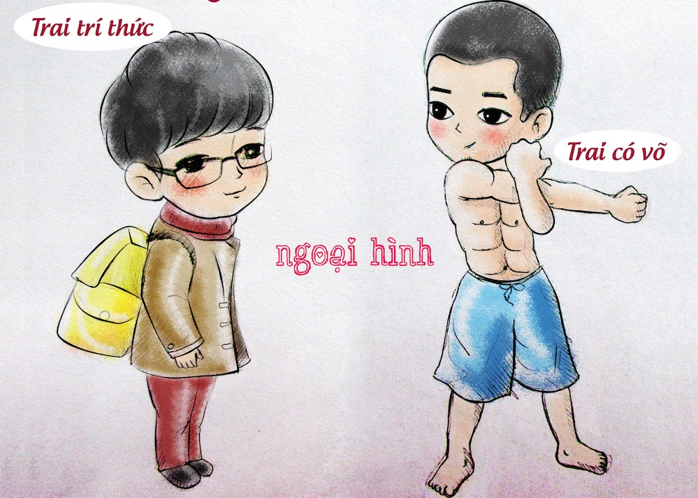 Su khac biet giua yeu trai thu sinh va trai co vo hinh anh