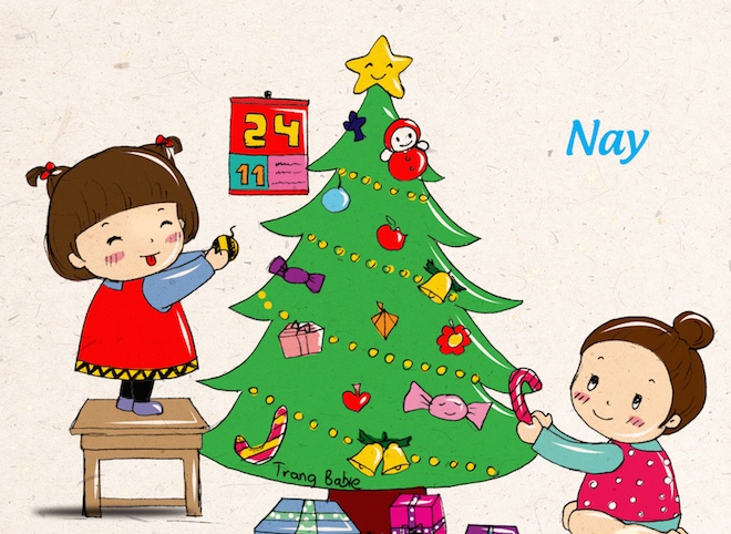 Su khac biet giua hoc sinh di choi Noel xua va nay hinh anh