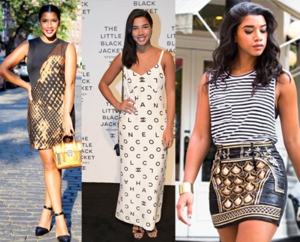 Hannah Bronfman thích trang phục họa tiết.