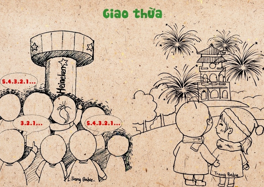 Su khac biet cua gioi tre giua Tet Tay va Tet ta hinh anh
