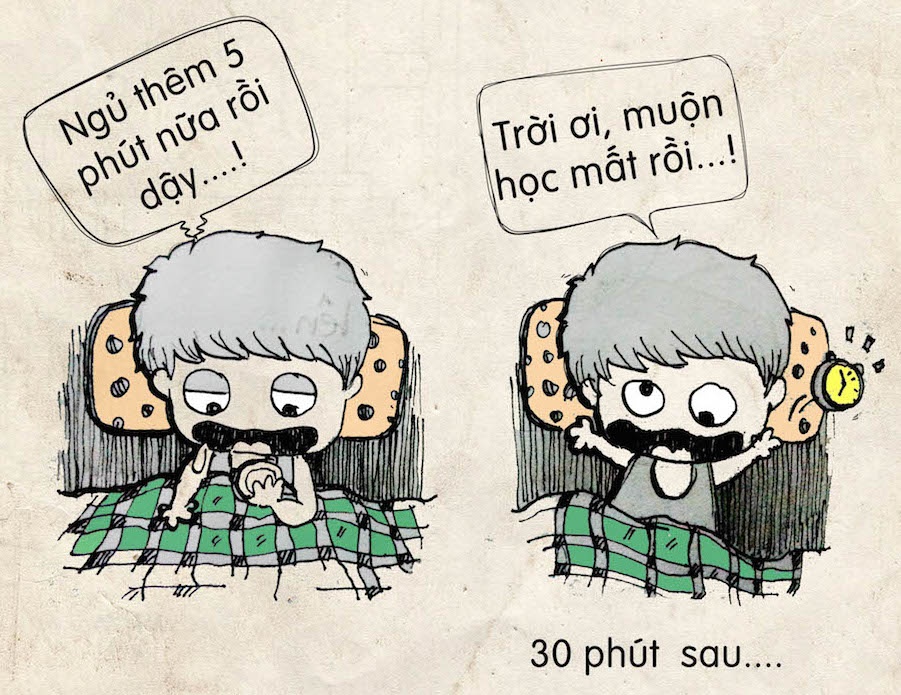 Truyen vui 5 ly do di hoc muon muon thuo cua hoc sinh hinh anh
