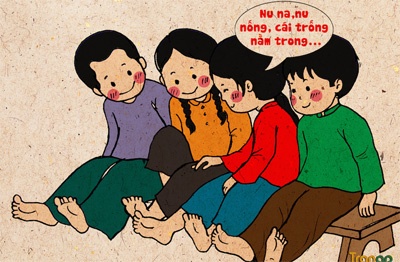 Bo tranh 'xin mot ve ve tuoi tho' cua the he 7X, 8X hinh anh