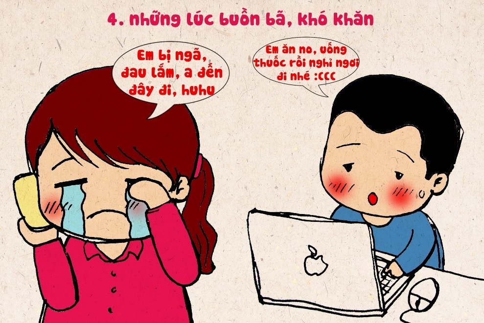 Su khac biet cua cac cap doi khi yeu xa va yeu gan hinh anh