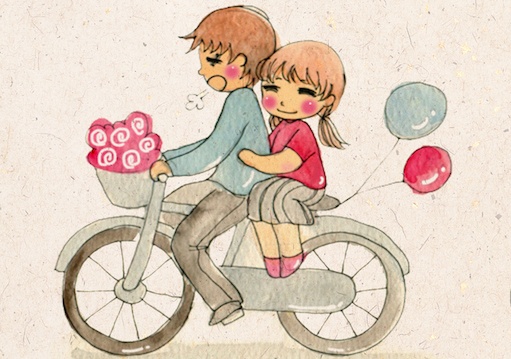 Su khac biet giua tinh yeu tuoi hoc tro xua va nay hinh anh