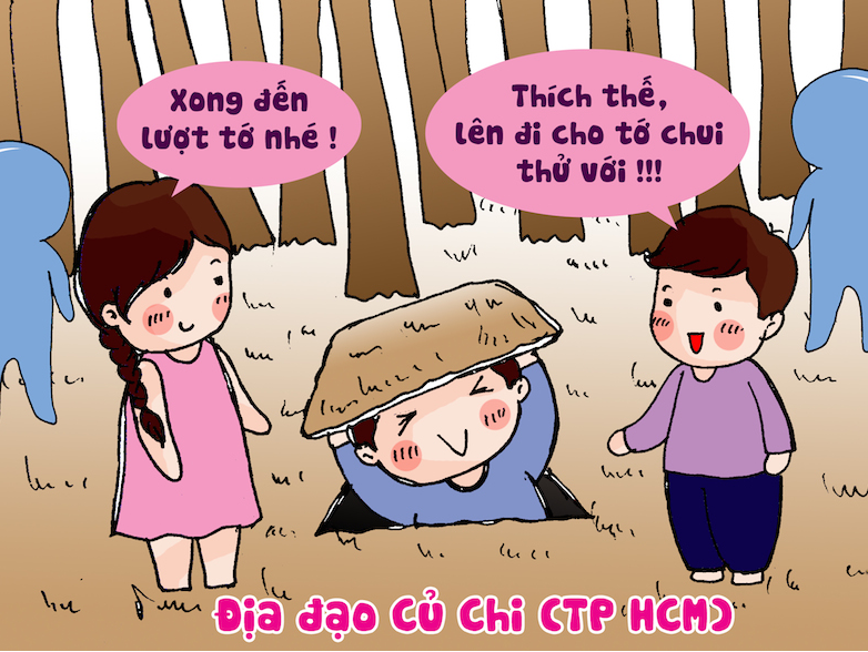 Tranh vui: Nhung noi gioi tre nen ghe tham dip 30/4 hinh anh