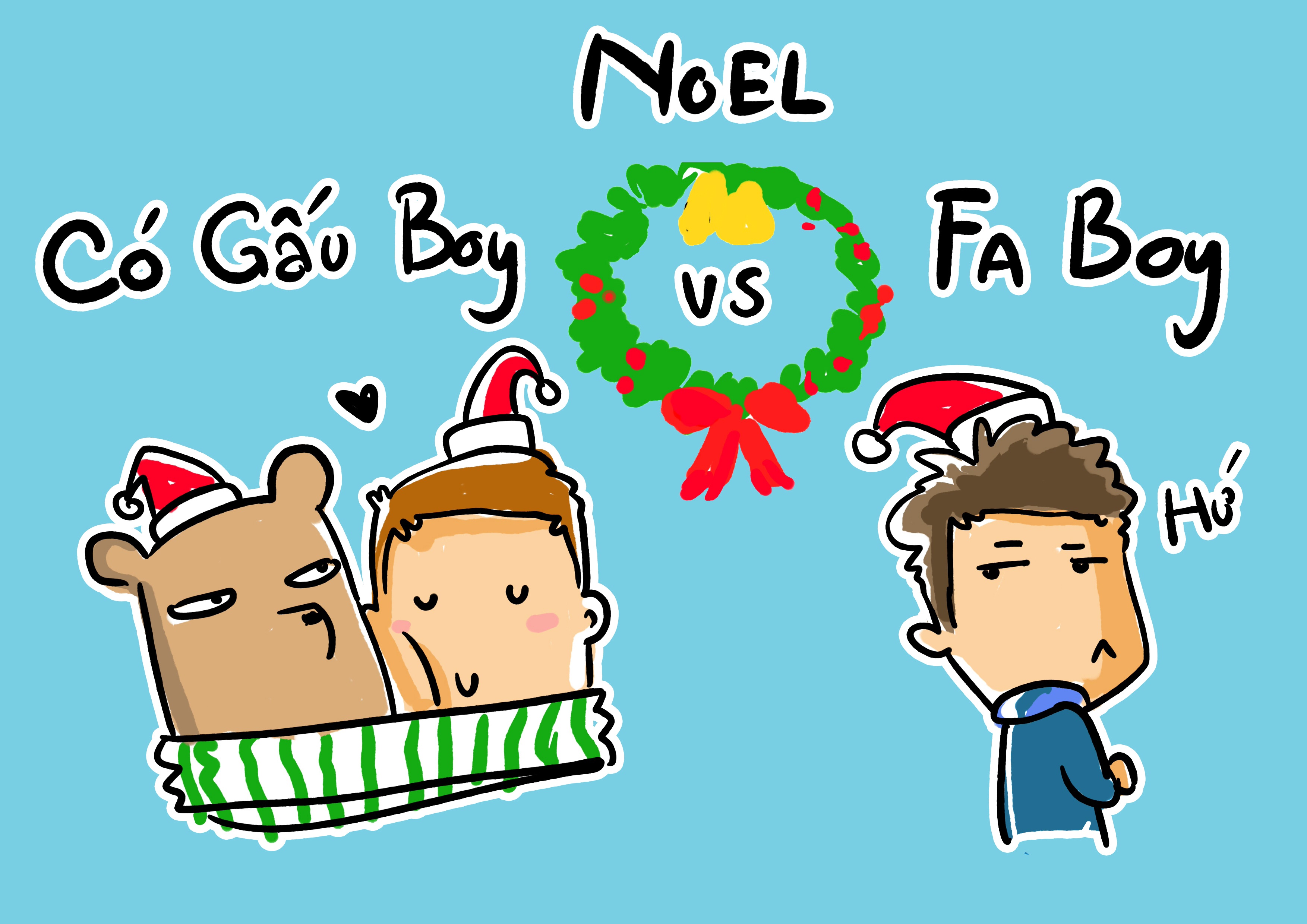 Su khac biet giua trai co 'gau' va F.A trong mua Giang sinh hinh anh