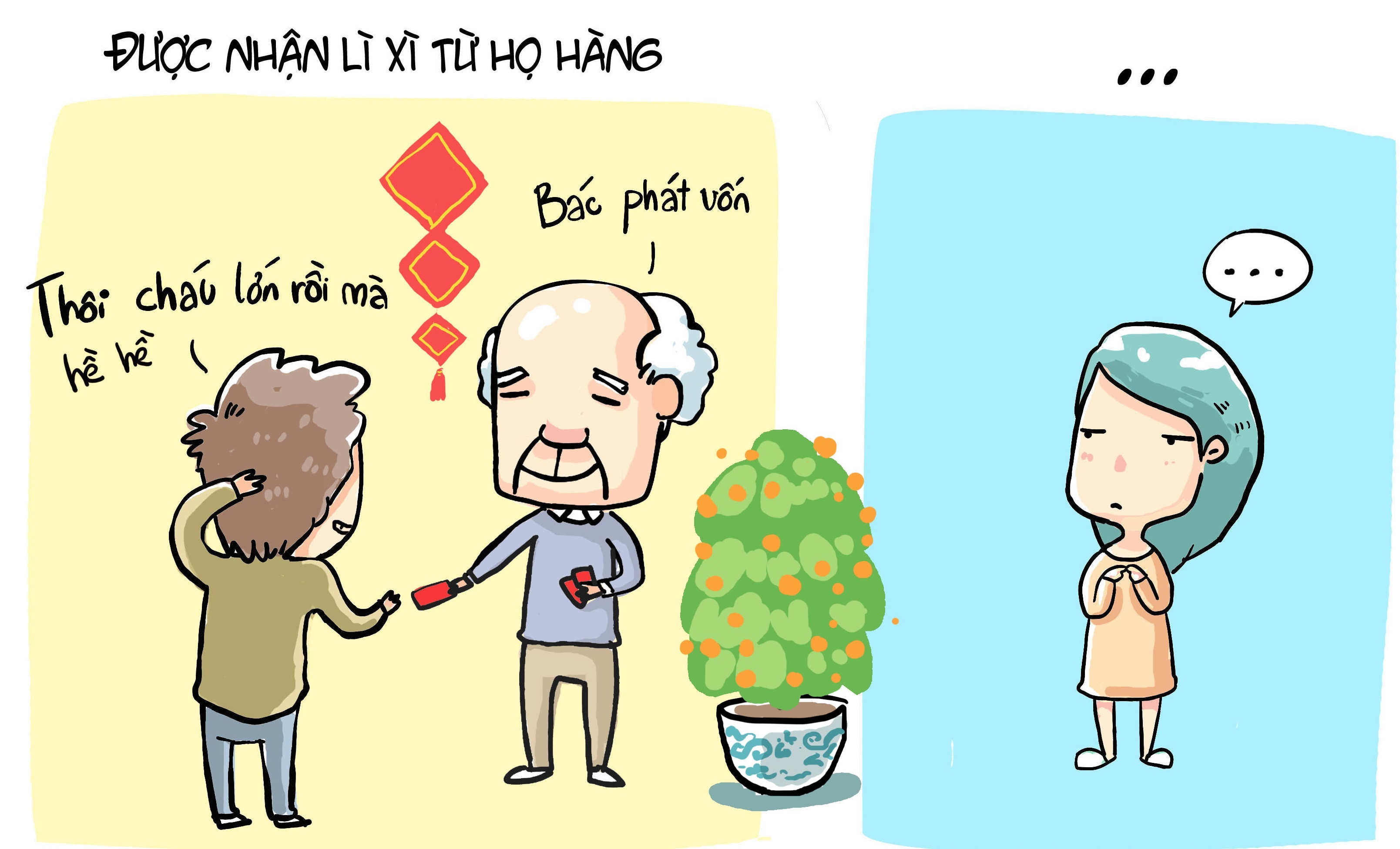 Su khac biet giua Tet ben nguoi than va Tet xa nha hinh anh
