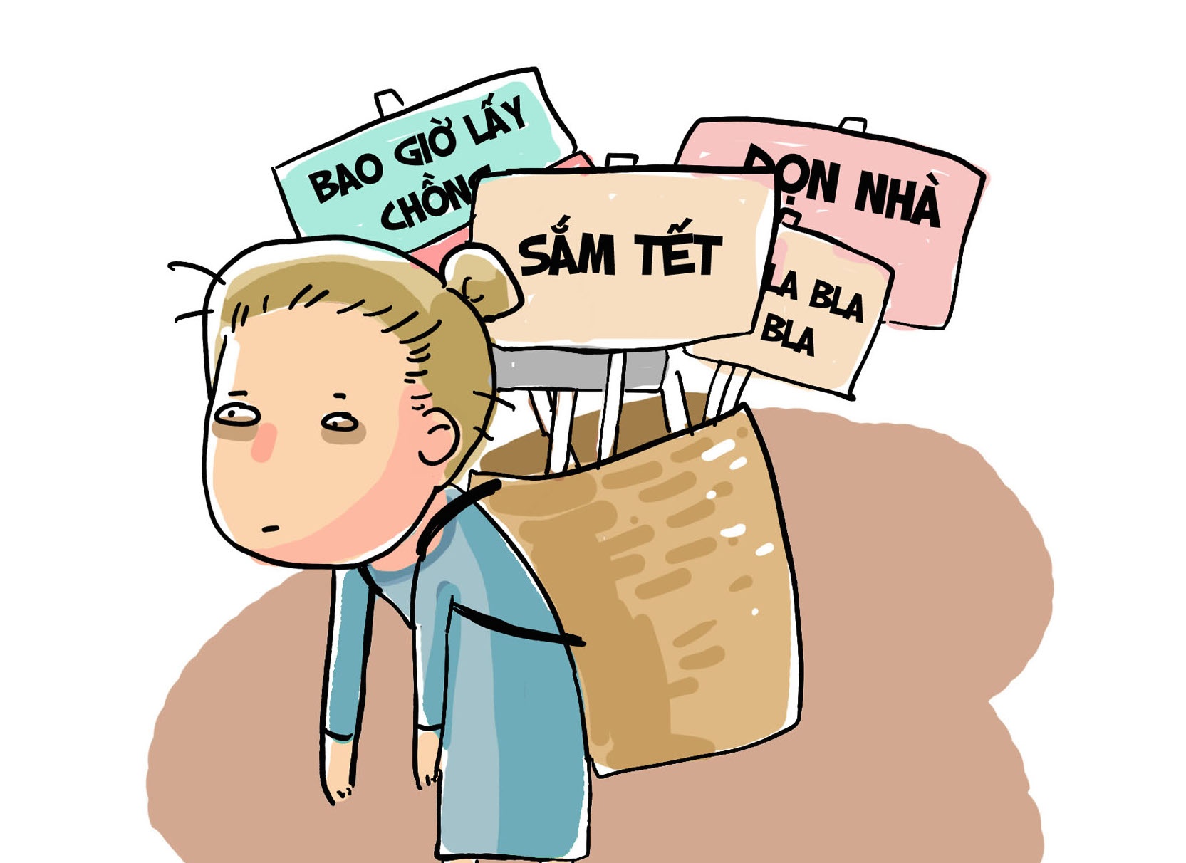 Su khac biet giua Tet luc con nho va khi da lon hinh anh