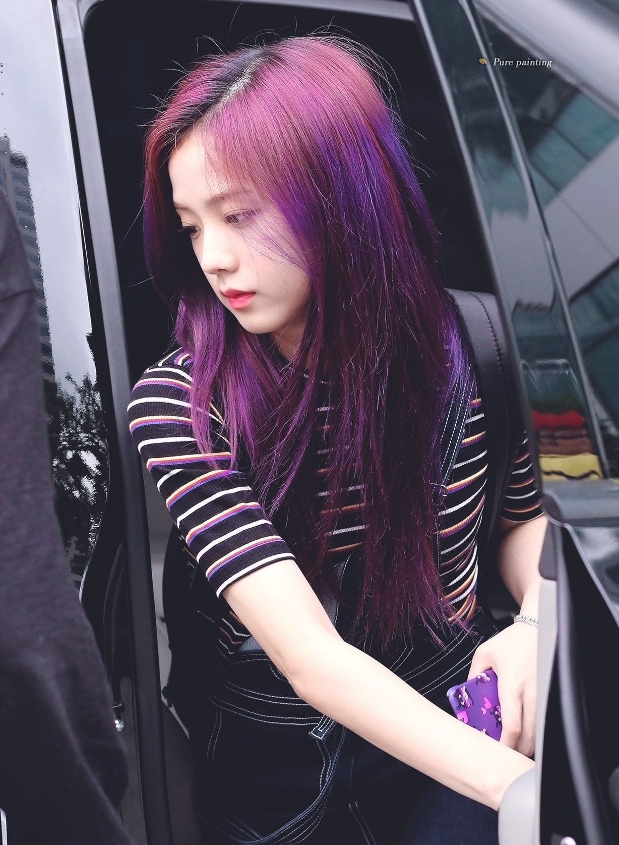 sao han nhuom toc tim anh 10