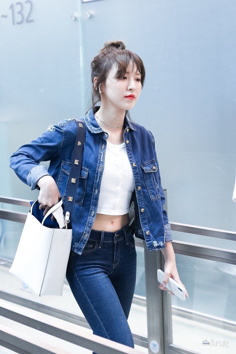sao nữ hàn mặc đồ denim ảnh 2 sao nu han mac do denim anh 2