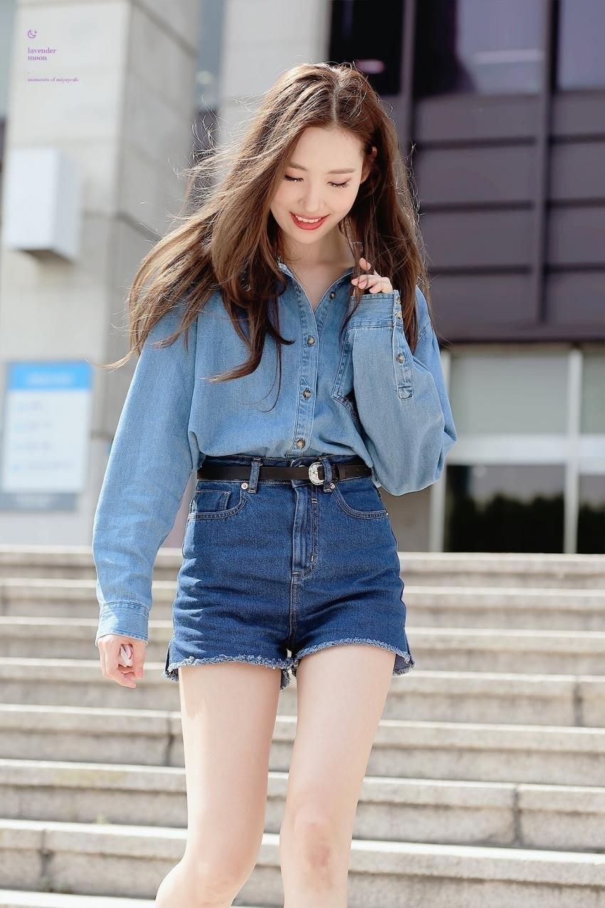 sao nữ hàn mặc đồ denim ảnh 3 sao nu han mac do denim anh 3