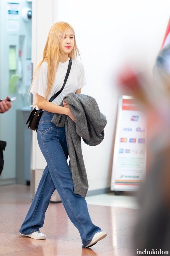 rosé mặc quần ống rộng ảnh 7 rose mac quan ong rong anh 7