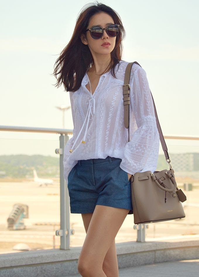 thời trang sân bay của Son Ye Jin ảnh 6 thoi trang san bay cua Son Ye Jin anh 6
