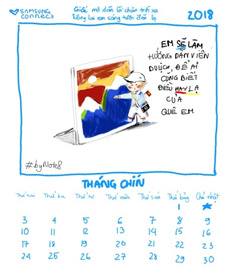 Lich cuoi nam,  note 8 anh 10