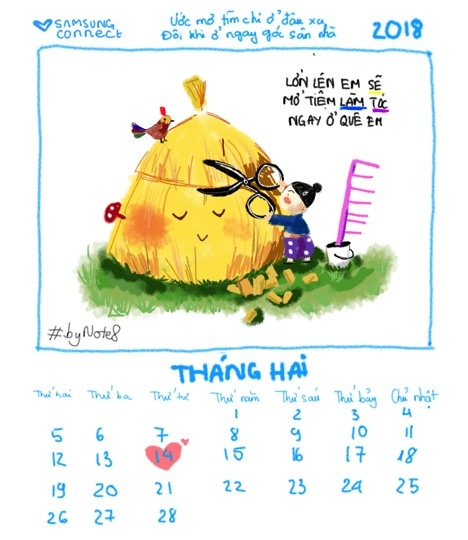 Lich cuoi nam,  note 8 anh 3