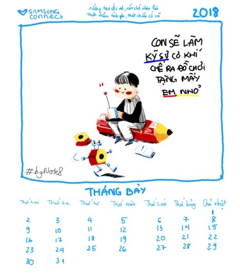 Lich cuoi nam,  note 8 anh 8