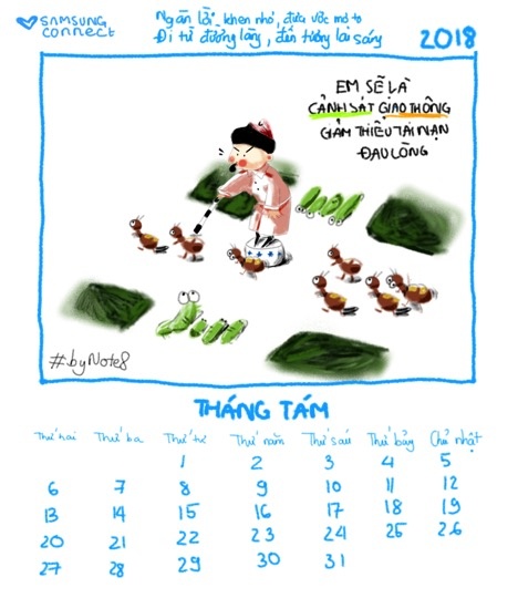 Lich cuoi nam,  note 8 anh 9