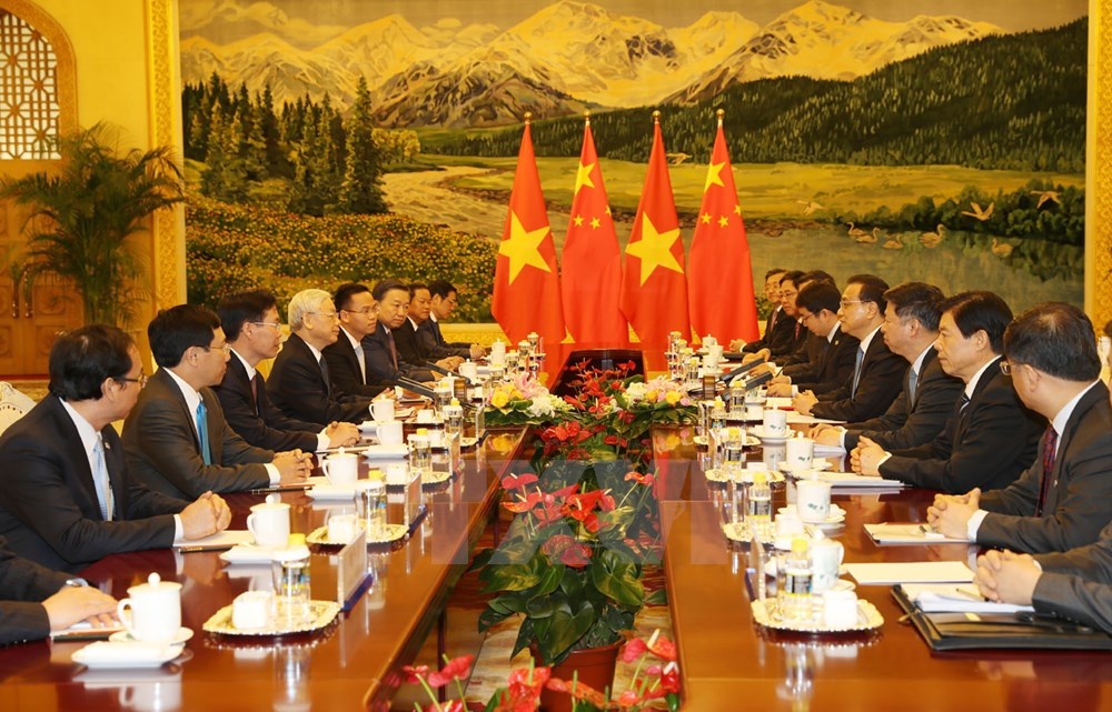 Tong bi thu Nguyen Phu Trong tham Trung Quoc anh 3