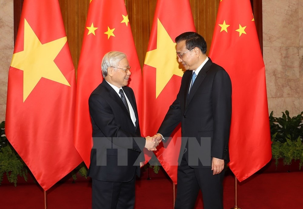 Tong bi thu Nguyen Phu Trong tham Trung Quoc anh 1