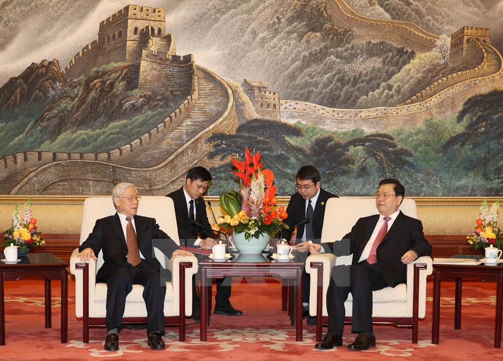 Tong bi thu Nguyen Phu Trong tham Trung Quoc anh 5