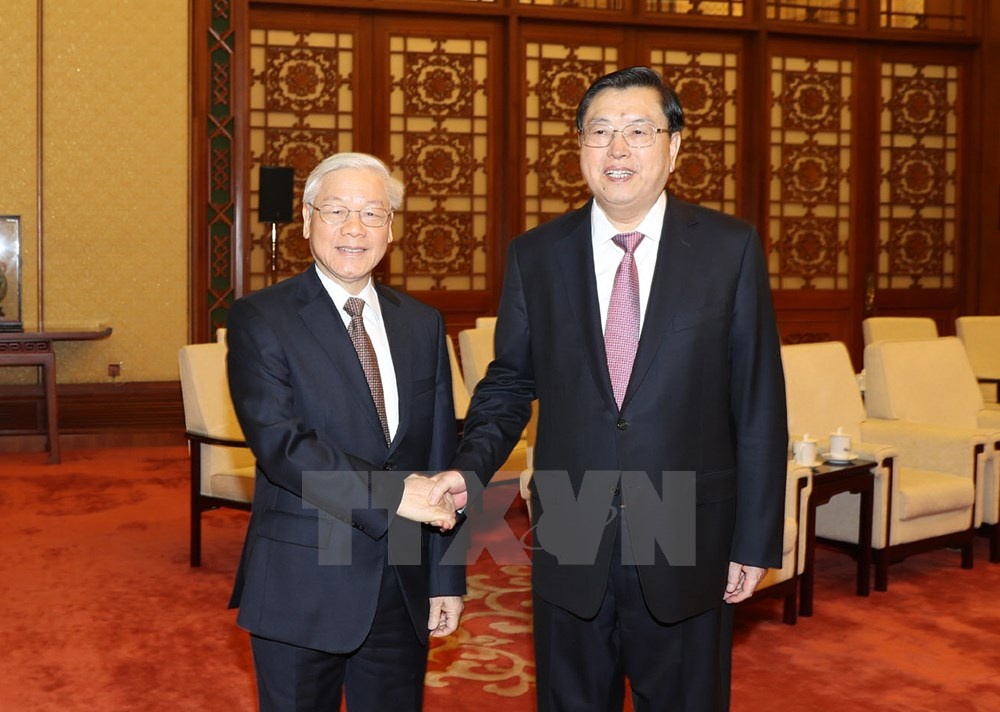 Tong bi thu Nguyen Phu Trong tham Trung Quoc anh 4