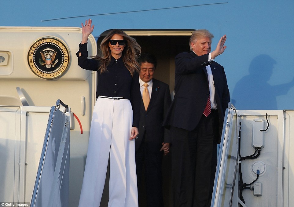 Trump và Abe ảnh 4 Trump va Abe anh 4