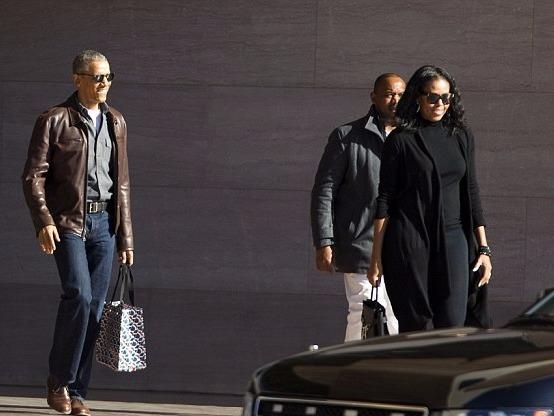 Ong Obama roi Phong trung bay Nghe thuat Quoc gia Washington hinh anh