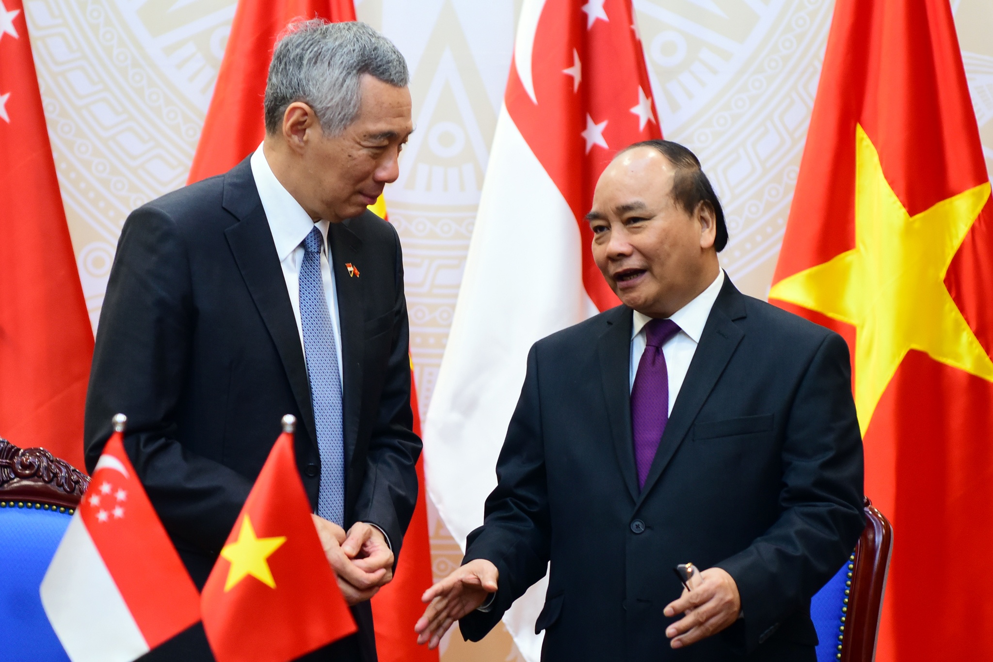 thu tuong Singapore tham Viet Nam anh 1