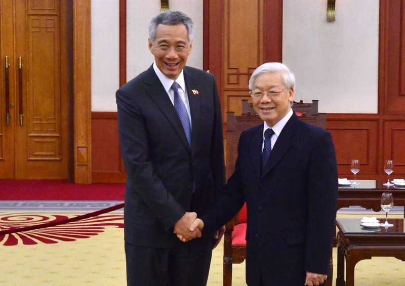 thủ tướng Singapore thăm Việt Nam ảnh 1 thu tuong Singapore tham Viet Nam anh 1