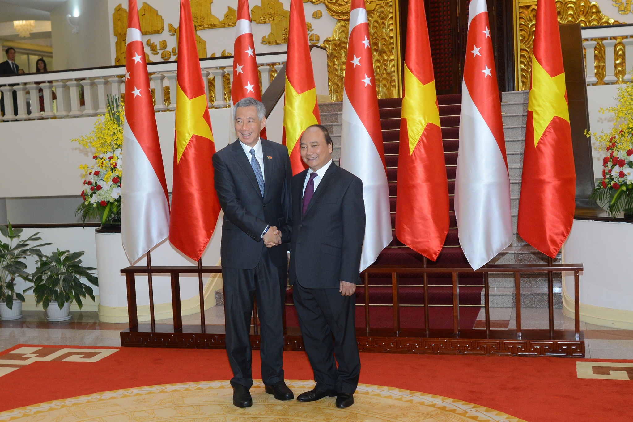 Thu tuong Singapore tham Viet Nam anh 2