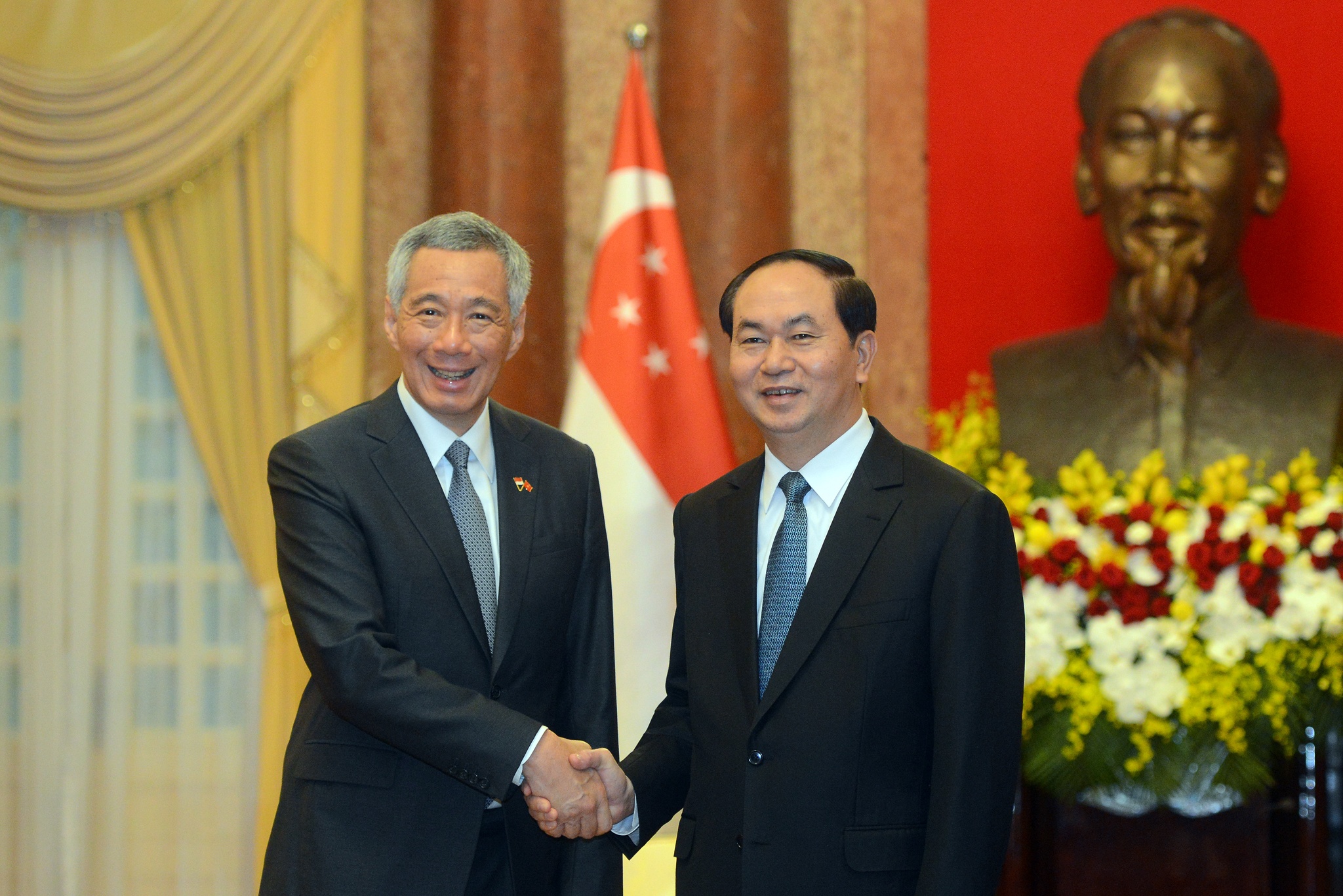 thủ tướng Singapore thăm Việt Nam ảnh 5 thu tuong Singapore tham Viet Nam anh 5