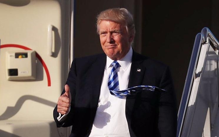 Ong Trump lan dau len tieng ve viec Trieu Tien phong ten lua hinh anh