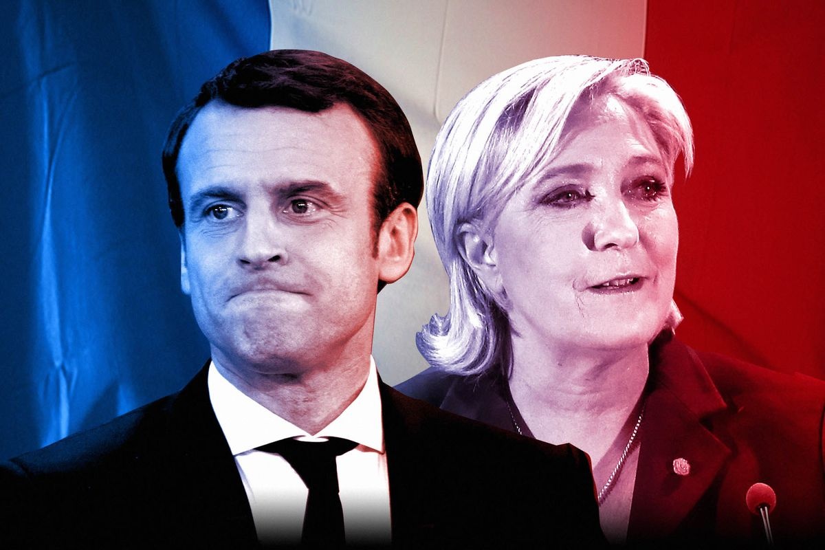 Phap va su lua chon giua 'lan gio moi' Macron hay 'su gian du' Le Pen hinh anh