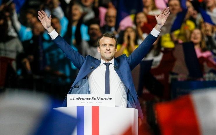 Tong thong My, chu tich TQ vui mung truoc chien thang cua ong Macron hinh anh