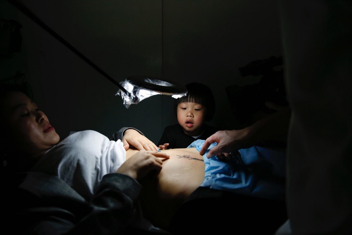 phu nu xam minh o Trung Quoc anh 1