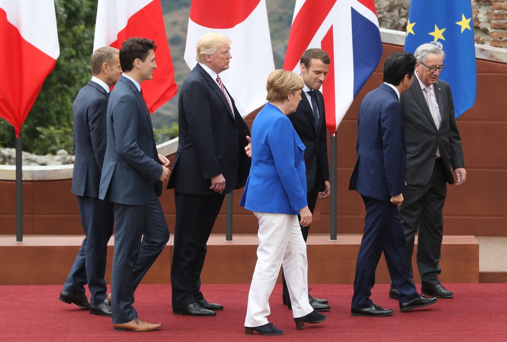 tong thong Phap va thu tuong Canada lan dau gap anh 1