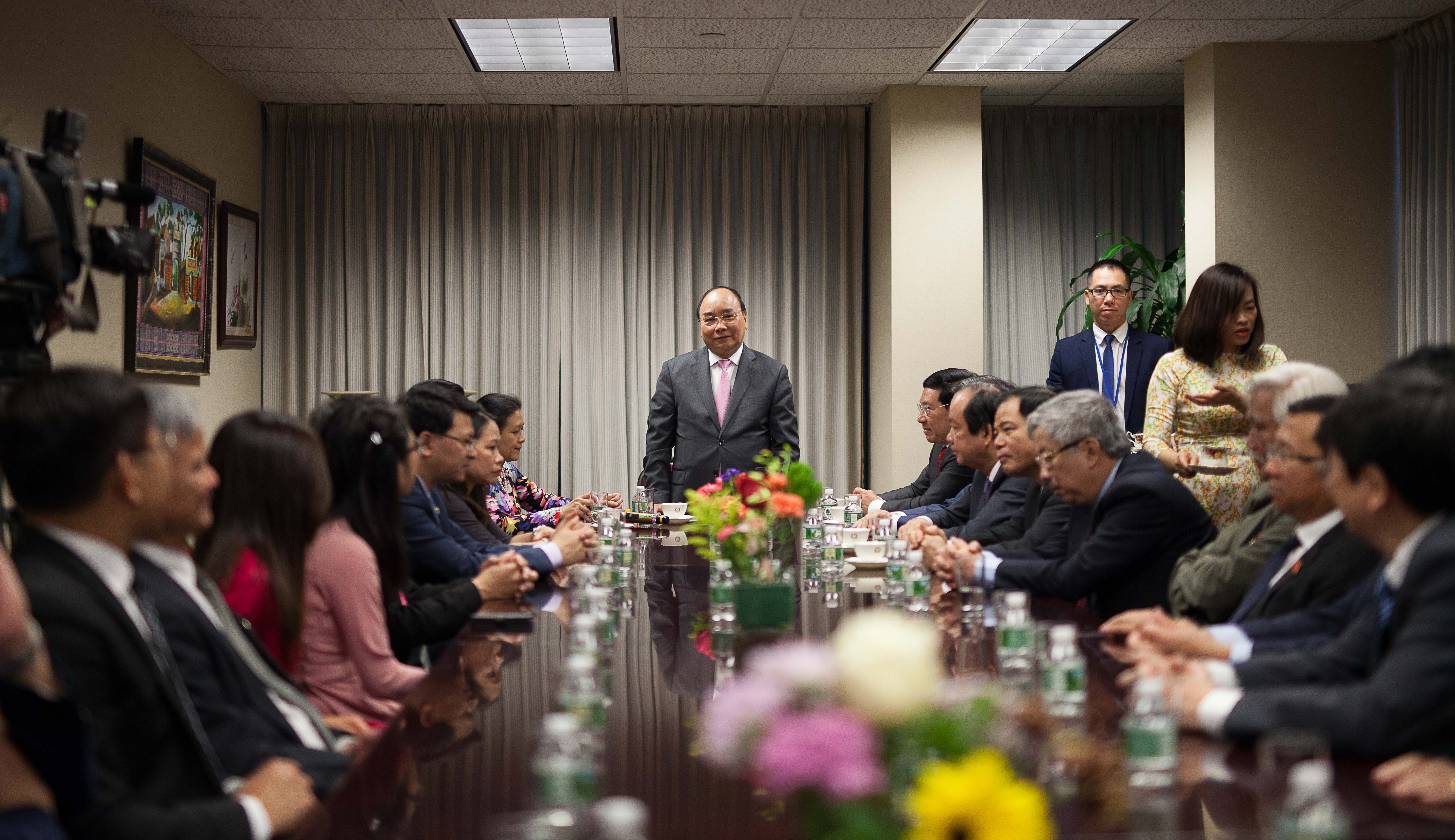 thu tuong gap go doanh nhan goc Viet anh 2